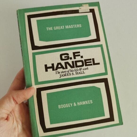 1963 Handel Biography, Boosey & Hawkes Classical Music Vintage Book - Picture 1 of 9